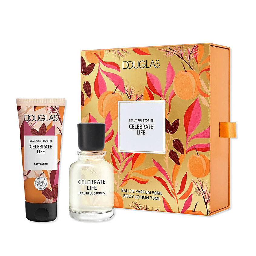Изображение товара DOUGLAS Набор подарочный для тела Celebrate Life Парфюмерная вода+Лосьон для тела, 50мл+75мл