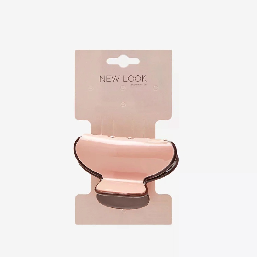 Изображение товара NEW LOOK NL Краб для волос розово-бежевый гипоаллергенный фиксация причесок
