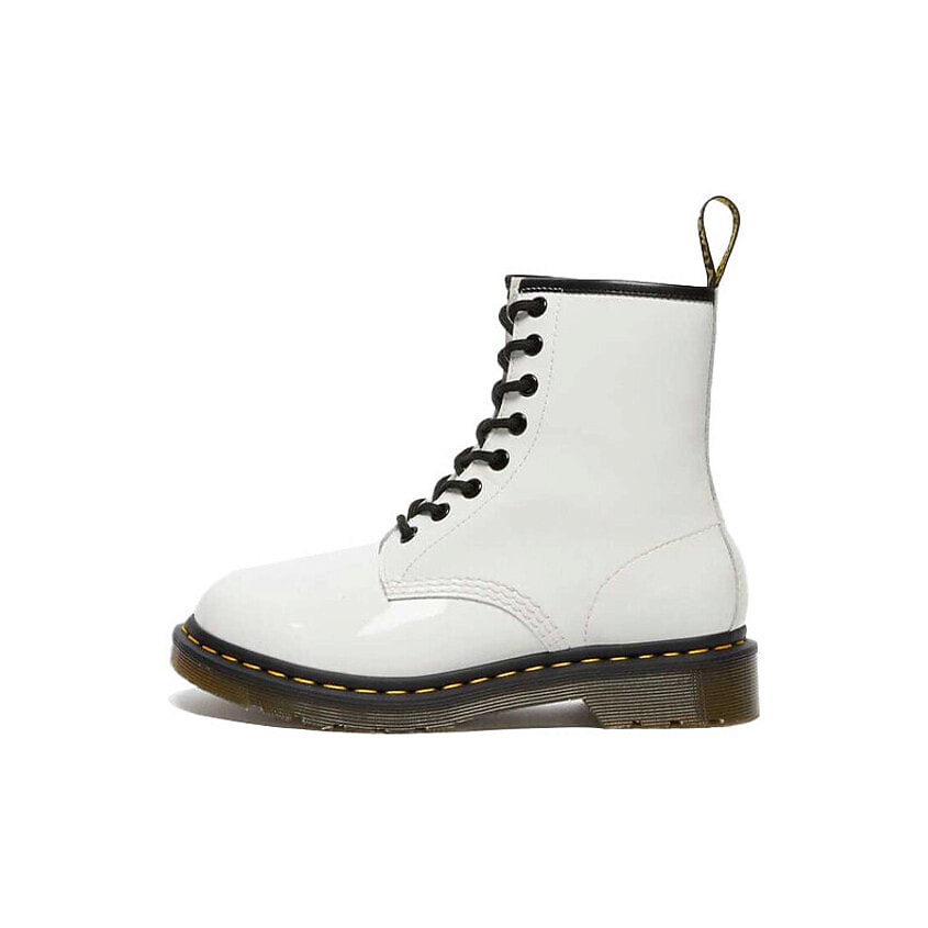 Изображение товара DR. MARTENS Кроссовки Dr.Martens 1460 Patent Leather Lace Up Boots White Womens, Размер 36