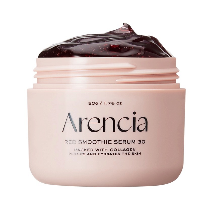 Изображение товара ARENCIA Сыворотка для лица FRESH RED SMOOTHIE интенсивная укрепляющая с коллагеном, с коллагеном 50 мл