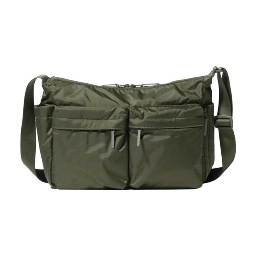 Изображение товара UNIQLO Сумка Polyamide Shoulder Bag Crossbody Bag Regular Unisex Dark Olive, Оливковый