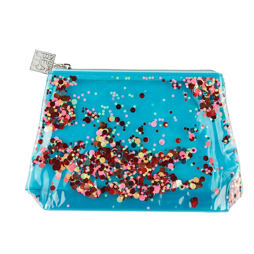 Изображение товара Косметичка серии Модница DEWAL BEAUTY бирюзовая стильный аксессуар для хранения косметики