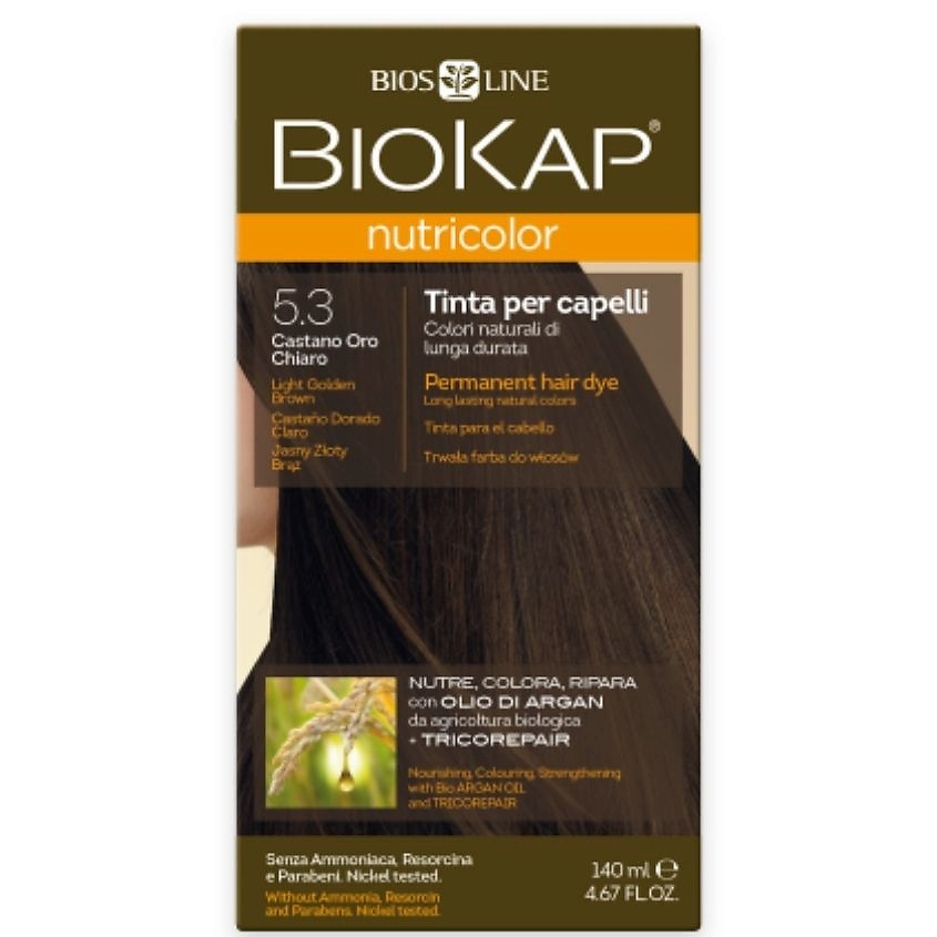Изображение товара BIOKAP Краска для волос Nutricolor светло-коричневый тон 5.3
