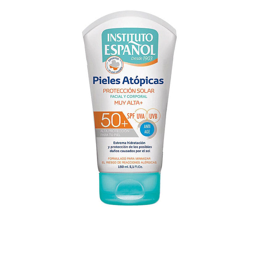 Изображение товара Солнцезащитный крем INSTITUTO ESPANOL Atopic Skin SPF50+ для лица и тела 150 мл