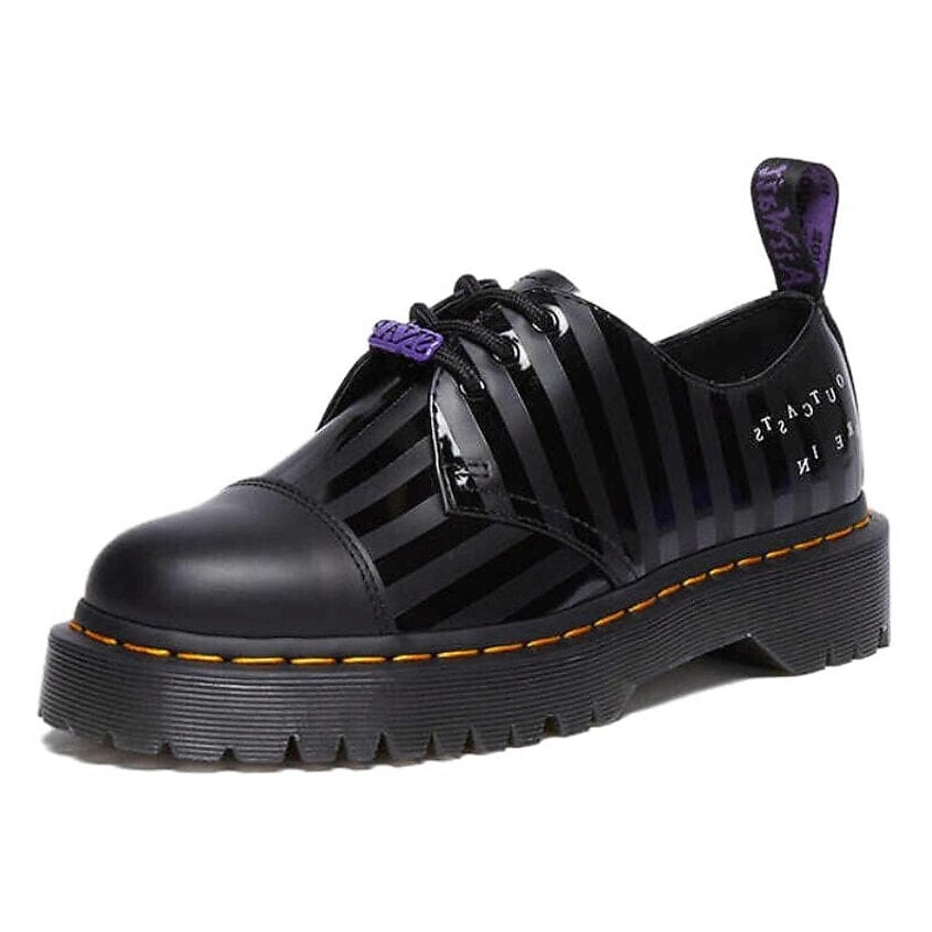 Изображение товара Дж. Martens ботинки Wednesday x Dr. Martens 1461 низкие кожаные женские в черном цвете размер 36
