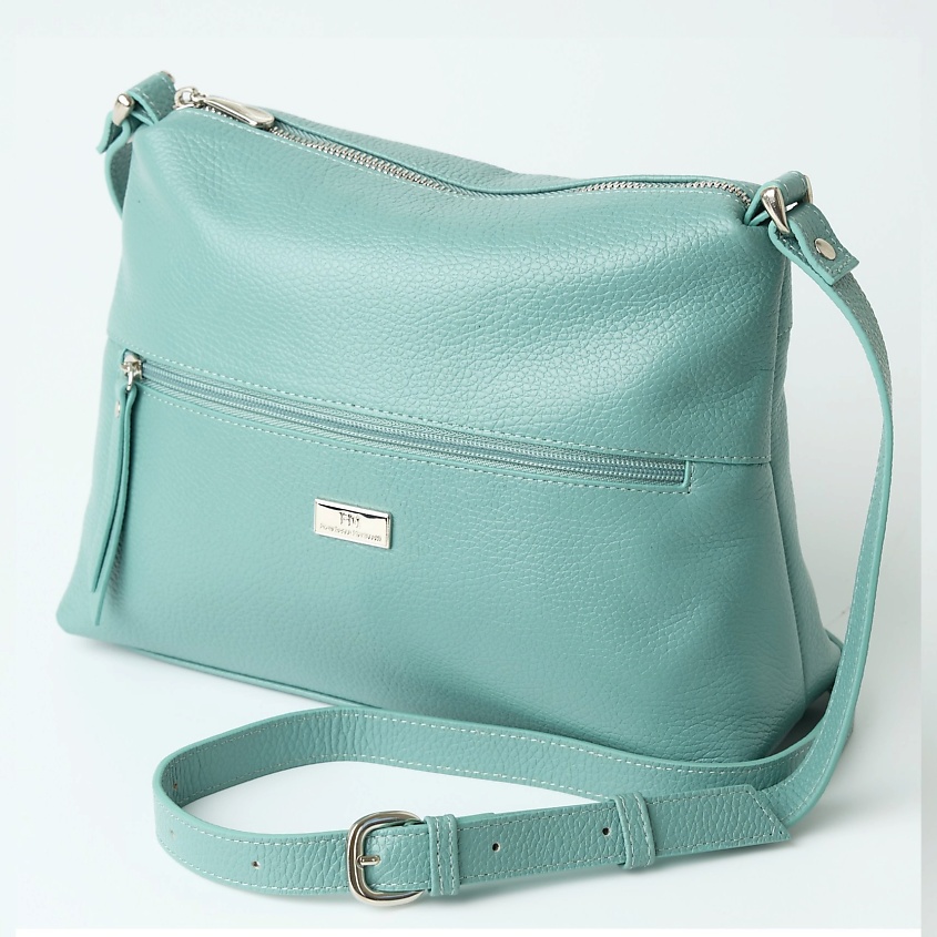 Изображение товара FRANCHESCO MARISCOTTI Сумка кожаная классическая на плечо кросс-боди, 1 шт.