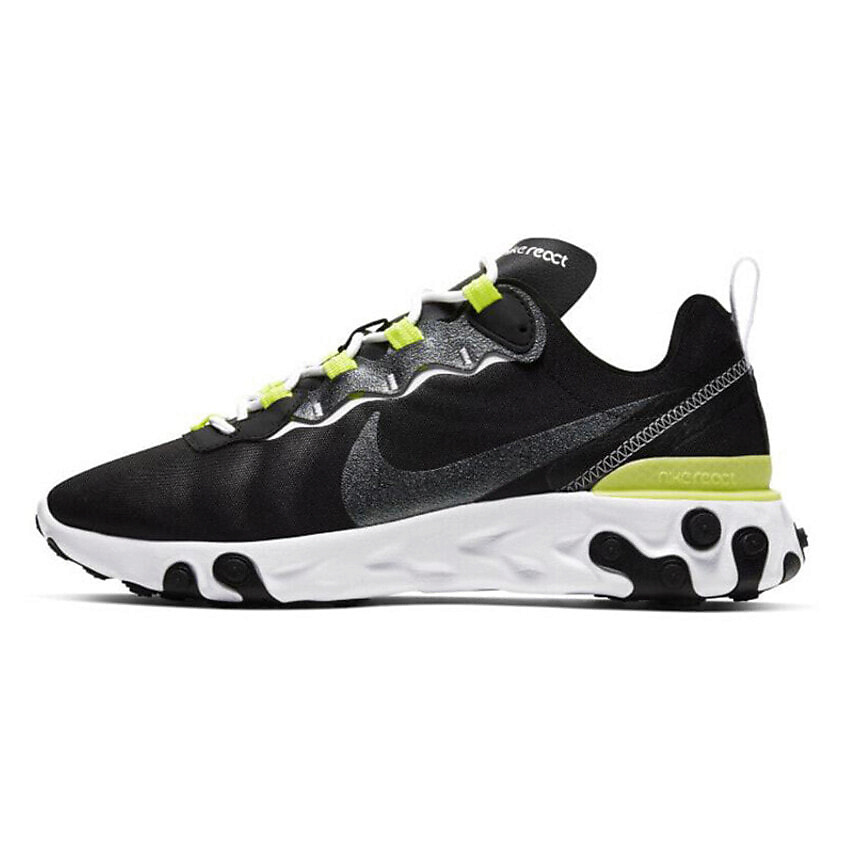 Изображение товара NIKE Кроссовки React Element 55 Black Lemon Venom, 37.5