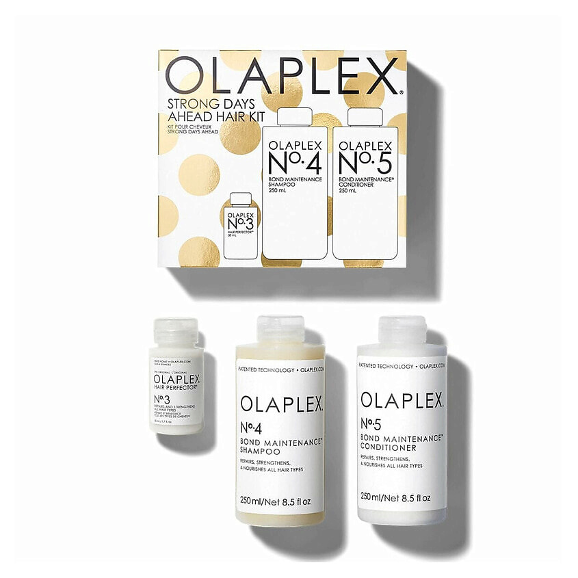 Изображение товара OLAPLEX Набор Bond Maintenance Strong Days Ahead, 250 мл + 250 мл + 50 мл