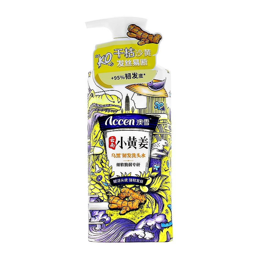 Изображение товара Шампунь ACCEN GINGER для укрепления и роста волос с имбирем 479 р