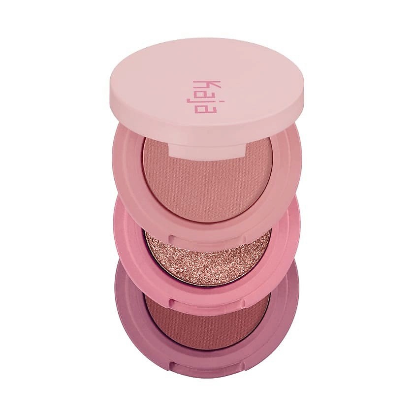 Изображение товара KAJA Тени для век компактные № 7 Glowing Guava 3,6 г кремовые мерцающие и матовые оттенки