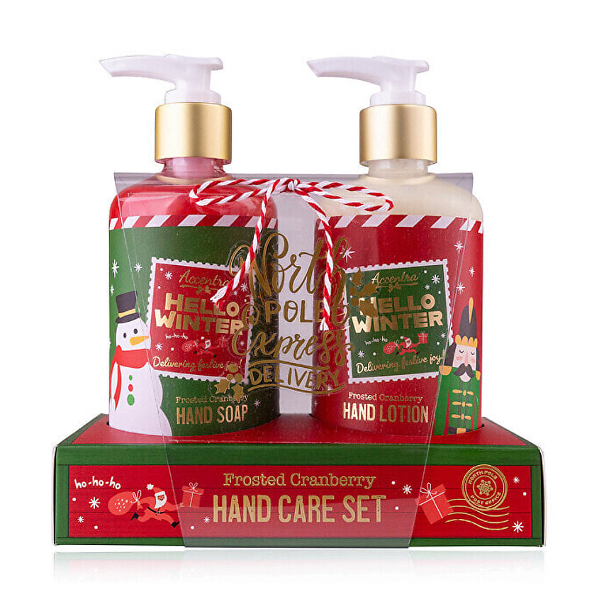 Изображение товара ACCENTRA Подарочный набор для ухода за руками Hello Winter: Жидкое мыло + Лосьон для рук, 290 мл х 2