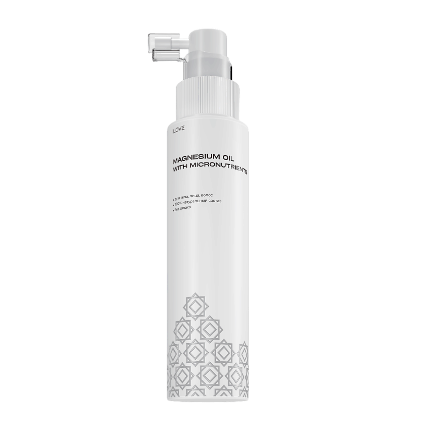 Изображение товара ILOVEMG Магниевое масло для тела, кожи и волос, натуральное, 250 мл