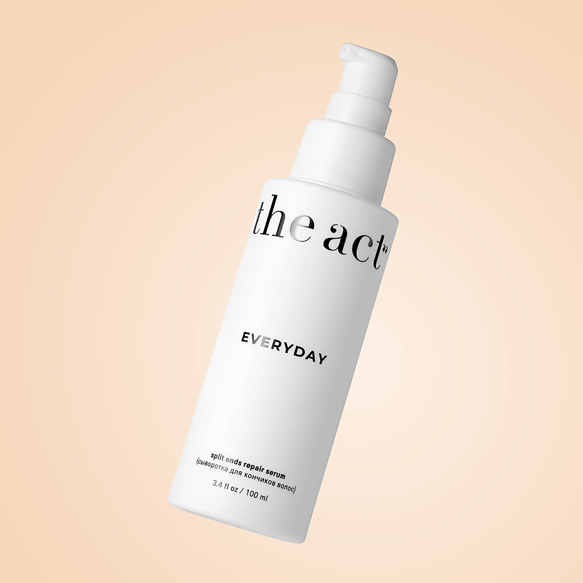 Изображение товара Восстанавливающая сыворотка для кончиков волос THE ACT 100мл - уход и защита поврежденных волос