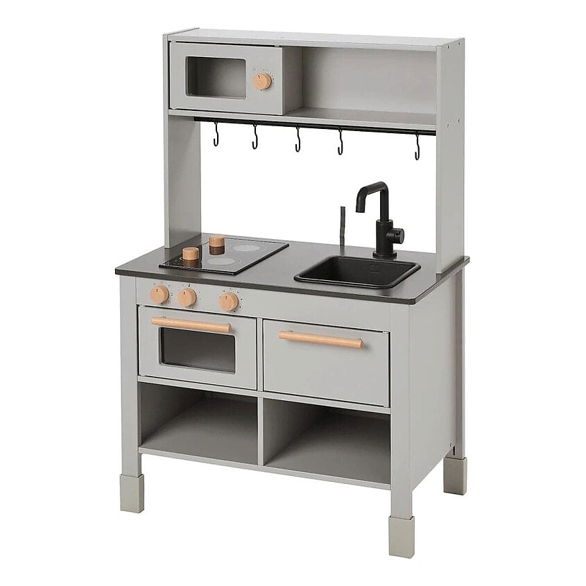 Изображение товара Игровая кухня SILLTRUT от IKEA с реалистичными деталями, размеры 68x40x100 см
