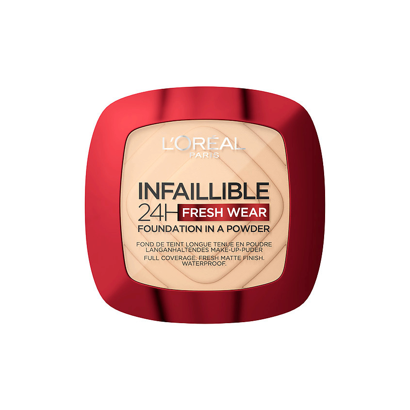 Изображение товара L'ORÉAL PARIS Компактная пудра Infaillible 24H Fresh Wear Foundation in a Powder, № 20, 9 г