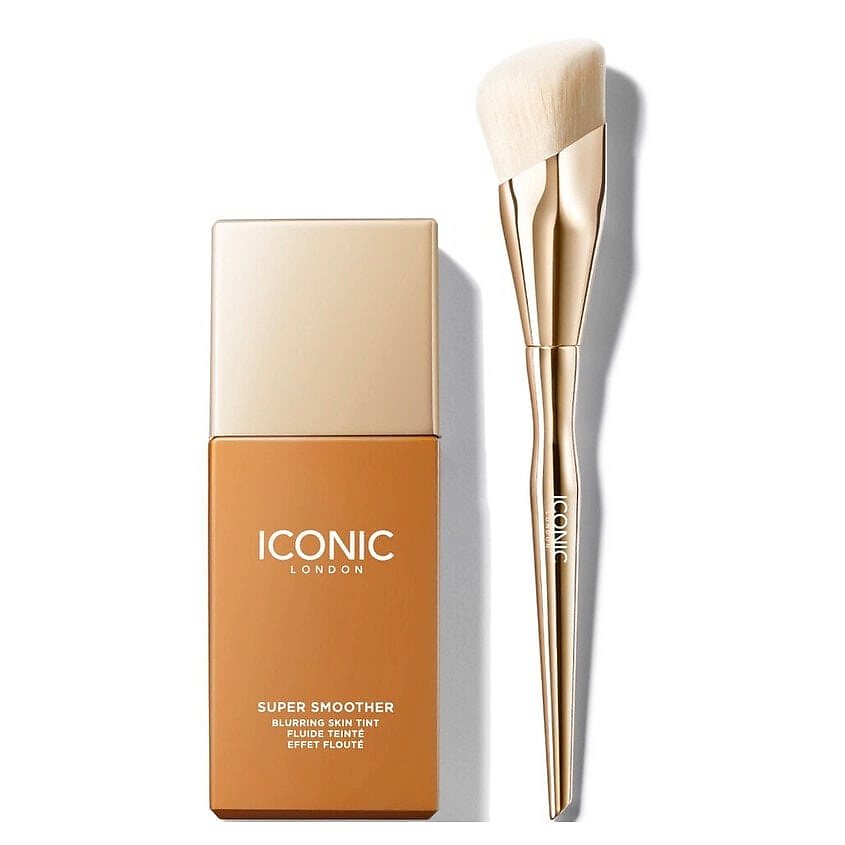 Изображение товара ICONIC London Набор Super Smoother Blurring Тональный крем + Кисть для лица