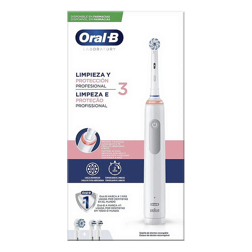 Изображение товара BRAUN Электрическая зубная щетка Oral-B Pro 3 White, White