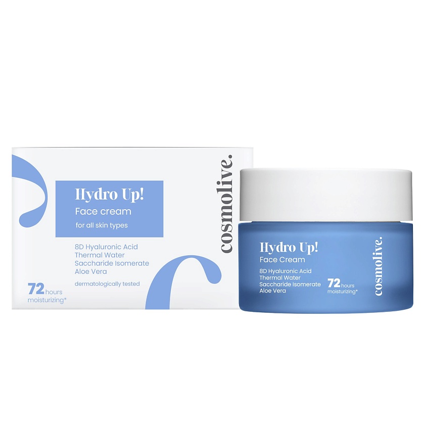 Изображение товара COSMOLIVE Увлажняющий крем для лица для всех типов кожи, 1 шт.