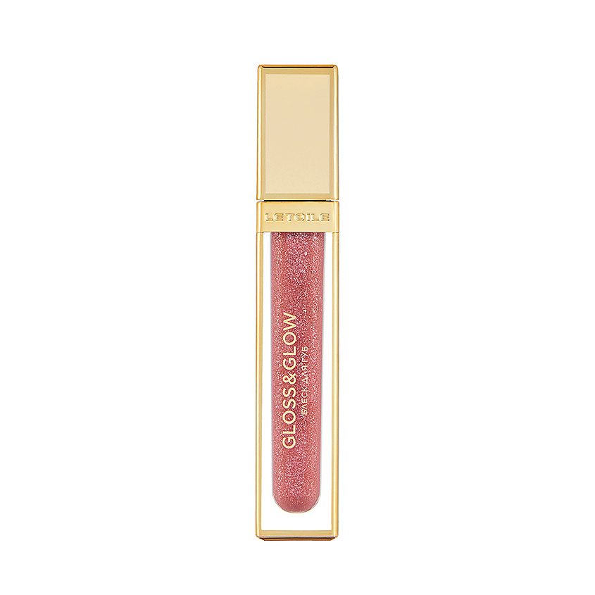 Изображение товара ЛЭТУАЛЬ Блеск для губ Gloss & Glow, 003 Honey Rose, 6 мл