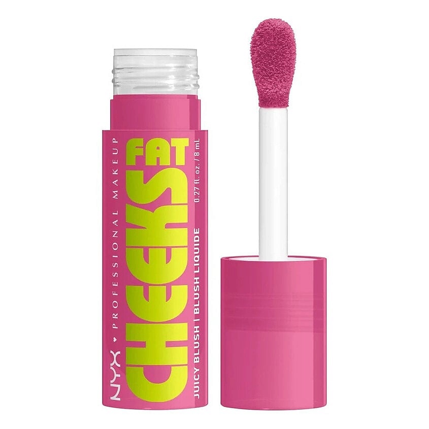 Изображение товара NYX PROFESSIONAL MAKEUP Румяна жидкие Fat Cheeks Juicy, Plum Pop