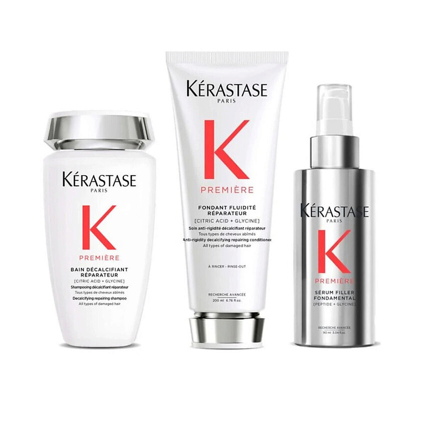 Изображение товара KERASTASE Набор Première Set Serum: Шампунь + Кондиционер + Сыворотка, 250 мл + 200 мл + 90 мл