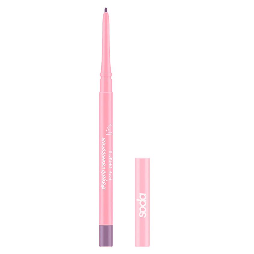 Изображение товара SODA EYE PENCIL #eyeloveunicorns КАРАНДАШ ДЛЯ ГЛАЗ, 003 PURPLE UNICORN, 0,25 г