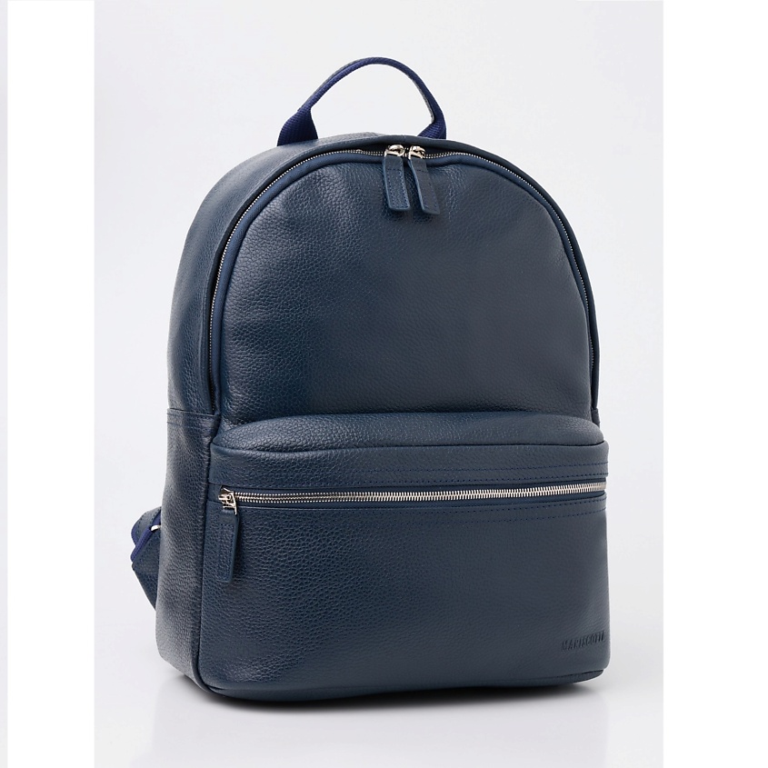 Изображение товара Кожаный городской рюкзак Franchesco Mariscotti с отделением для ноутбука Синий