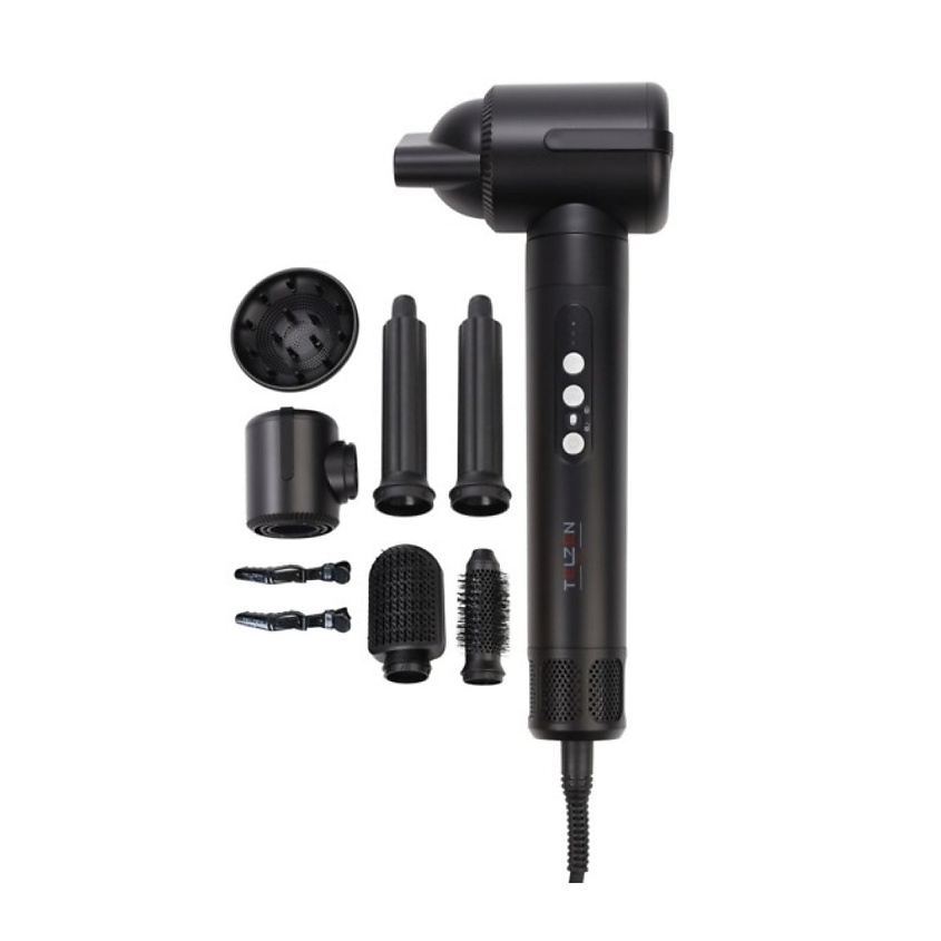Изображение товара TELZEN Фен стайлер 7в1 профессиональный I-236s, 7 насадок в комплекте