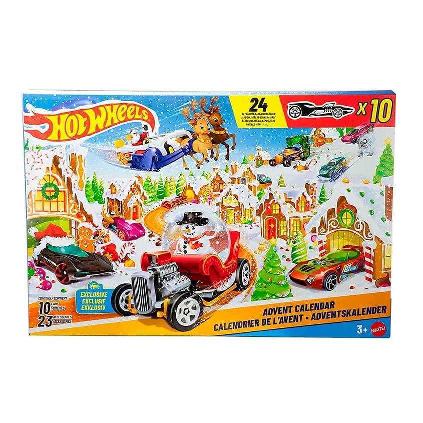 Изображение товара MATTEL Адвент-календарь Hot Wheels 2025, 24 шт.