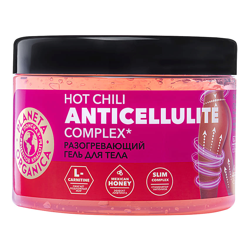 Изображение товара PLANETA ORGANICA Крем-гель для тела антицеллюлитный разогревающий Anti-Cellulite, 500 мл