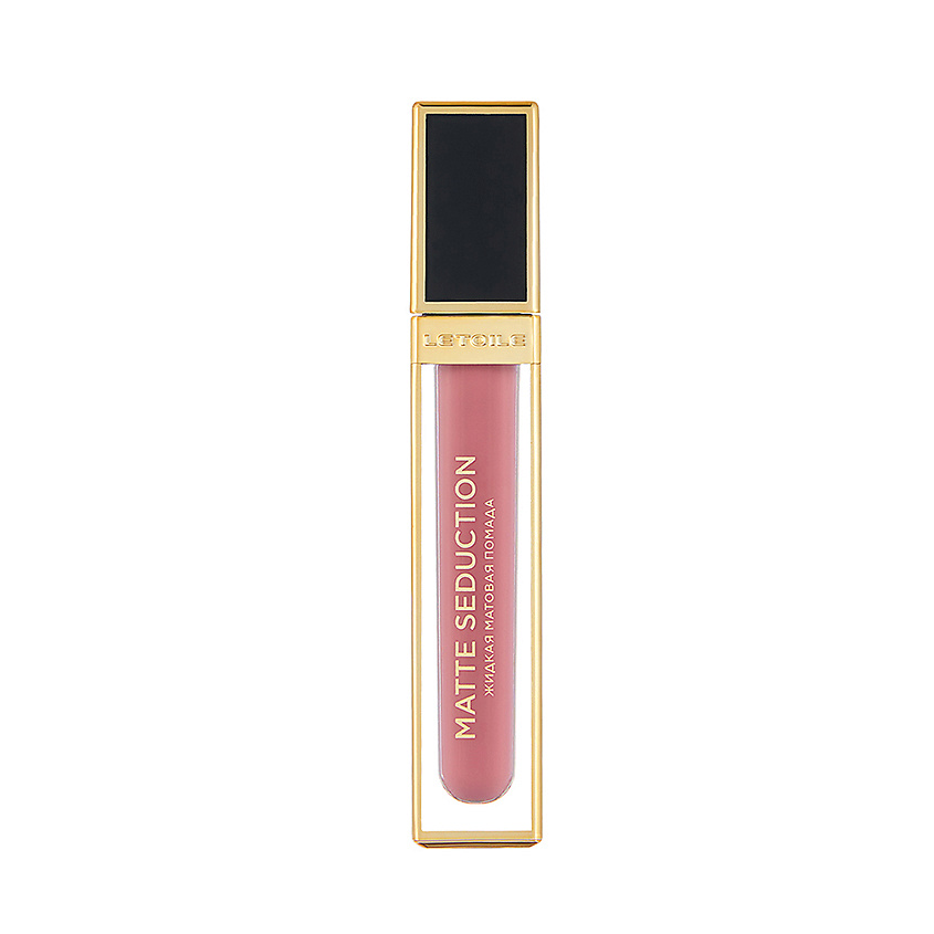 Изображение товара ЛЭТУАЛЬ Жидкая матовая помада Matte Seduction, 002 Beige Pink, 6 мл