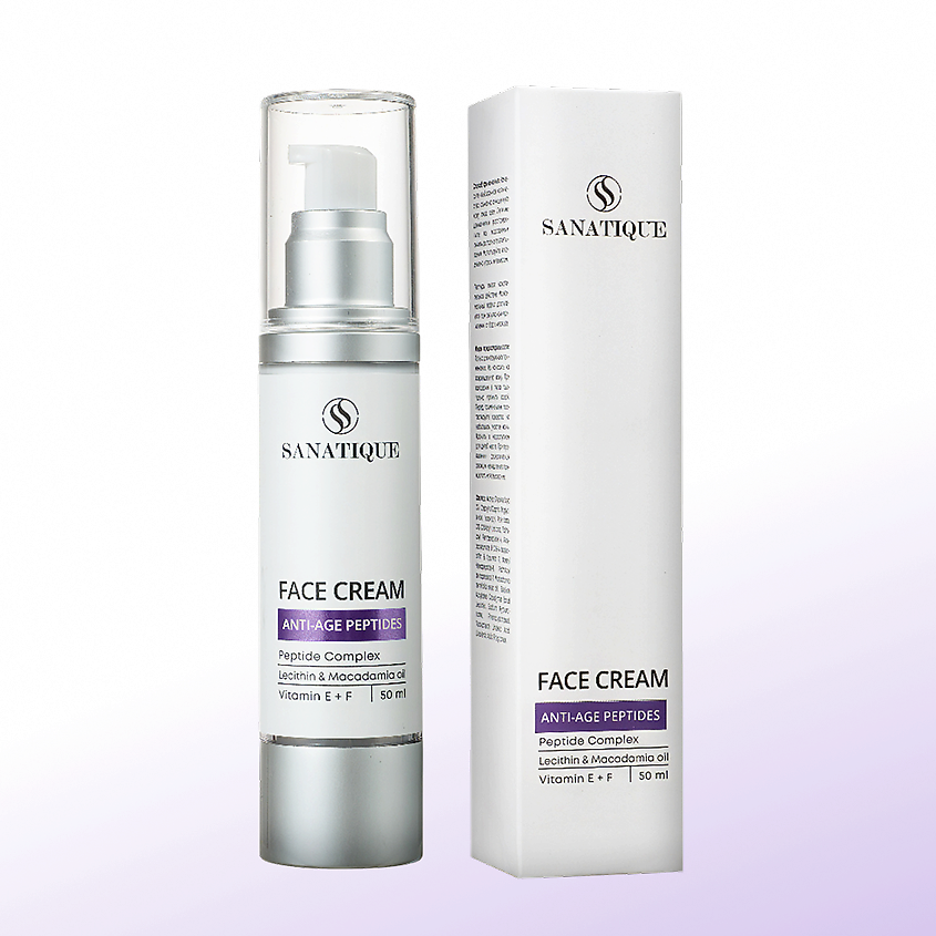 Изображение товара SANATIQUE Крем для лица антивозрастной с пептидами, 1 шт.