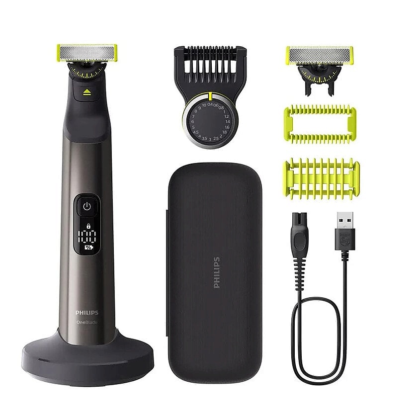 Изображение товара Триммер Philips OneBlade Pro QP6652/61 универсальный влагозащищенный для лица и тела