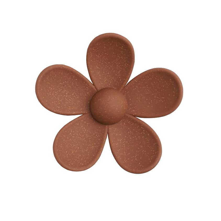 Изображение товара KOSMOSHTUCHKI Заколка краб Лютик, коричневый