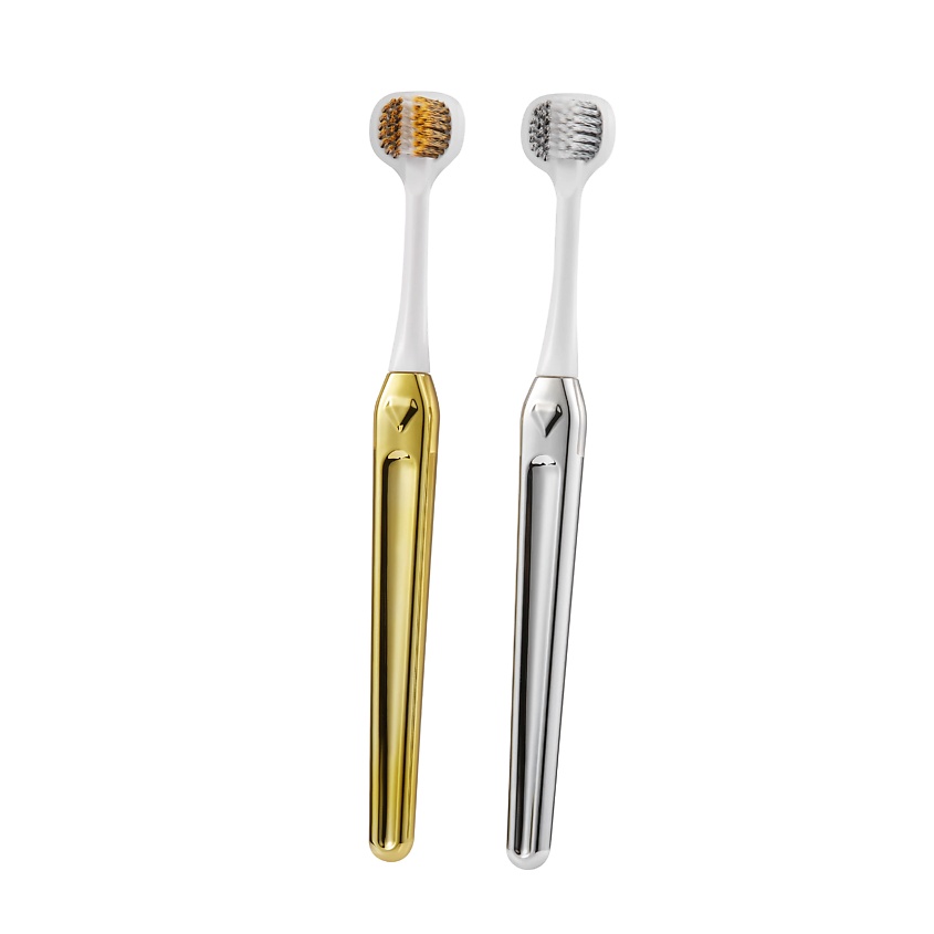 Изображение товара ZERBERG Зубная щетка мягкая набор 2 штуки 3D трехсторонняя, 1 шт.