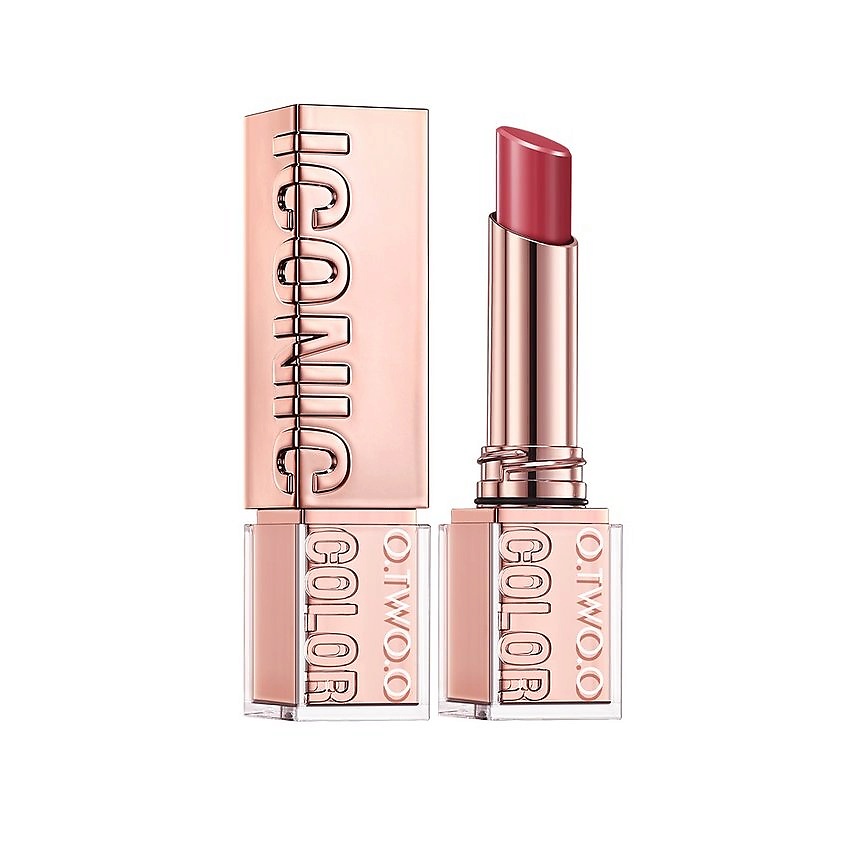 Изображение товара O.TWO.O Сатиновая помада для губ satin lipstick, HC009-07 Личи розовый