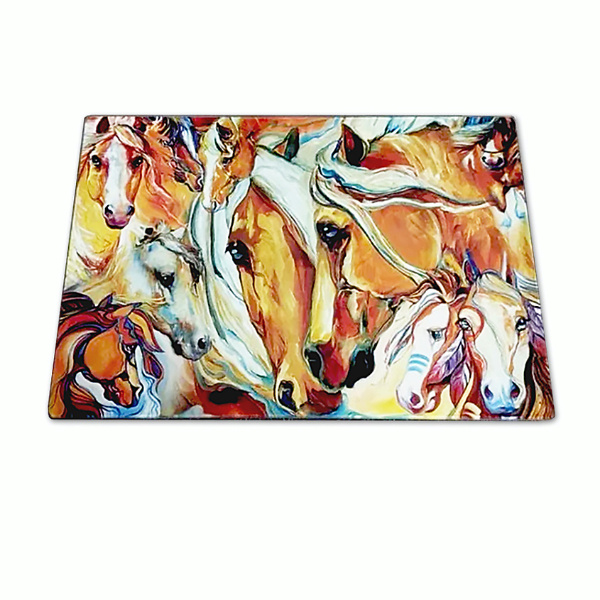 Изображение товара GIFT'N'HOME Разделочная подарочная стеклянная доска на ножках, 1 шт.