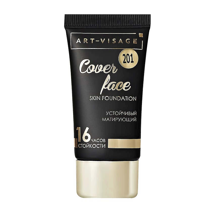 Изображение товара ART-VISAGE Тональный крем Cover Face Skin Foundation, 201 Слоновая кость, 25 мл