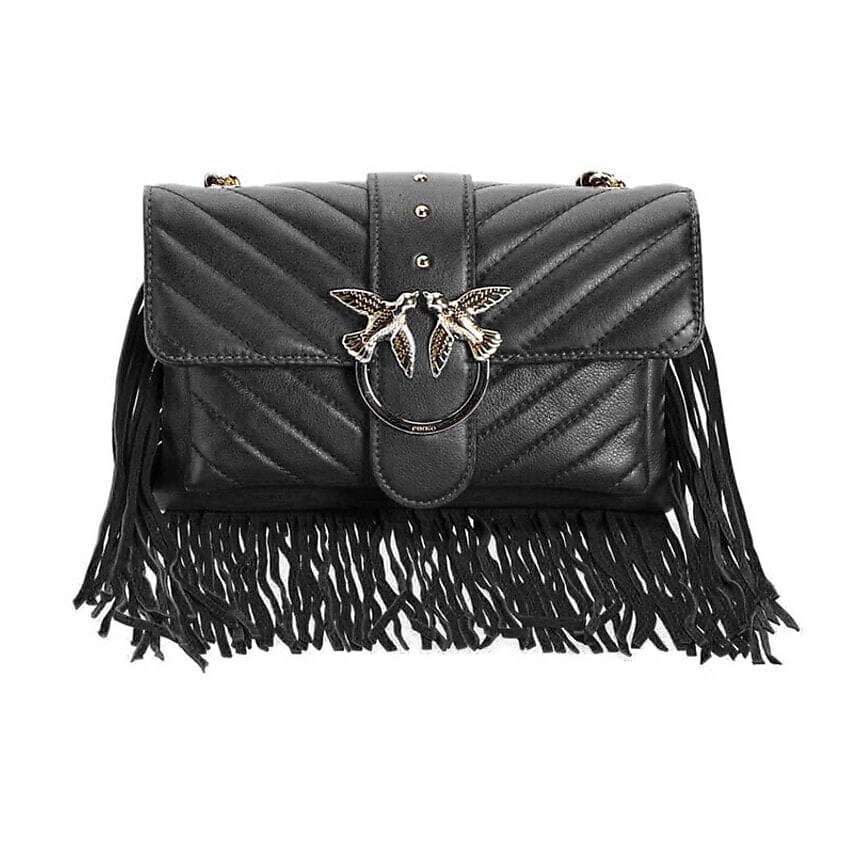 Изображение товара Женская кожаная сумка Crossbody PINKO с регулируемым ремнем