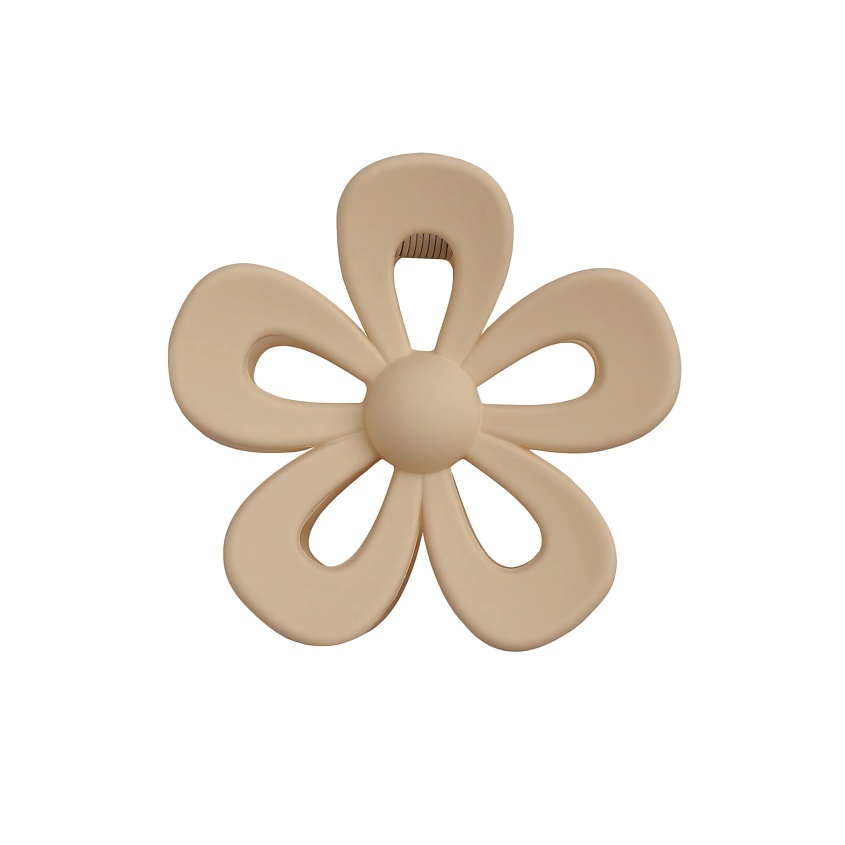 Изображение товара KOSMOSHTUCHKI Заколка краб Ромашка, кремовый