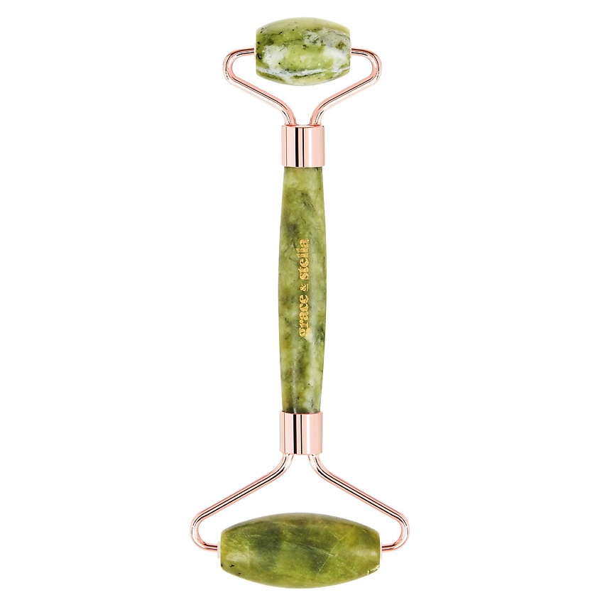 Изображение товара GRACE AND STELLA Роллер-массажер для лица двусторонний из нефрита, 1 шт.
