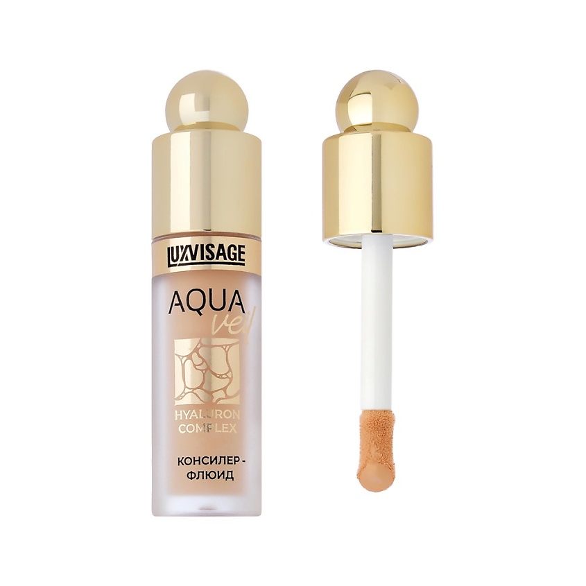Изображение товара LUXVISAGE Консилер для лица AQUA VEIL HYALURON COMPLEX флюид, тон 104 Beige