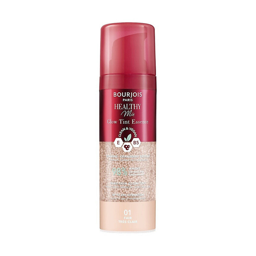 Изображение товара BOURJOIS Лёгкий тональный крем-эссенция Healthy Mix Glow Tint Essence, 01 Fair