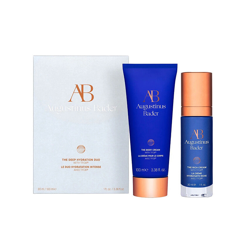 Изображение товара AUGUSTINUS BADER Набор для ухода за лицом и телом The Deep Hydration Duo, 100 мл + 30 мл