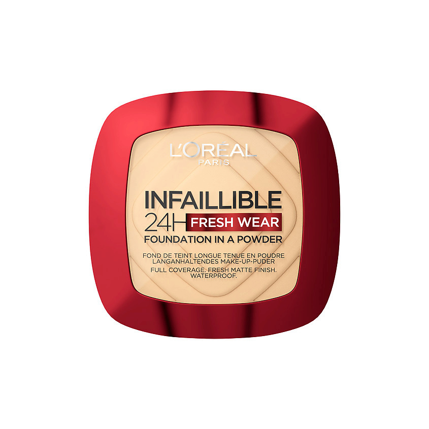 Изображение товара L'ORÉAL PARIS Компактная пудра Infaillible 24H Fresh Wear Foundation in a Powder, № 120, 9 г