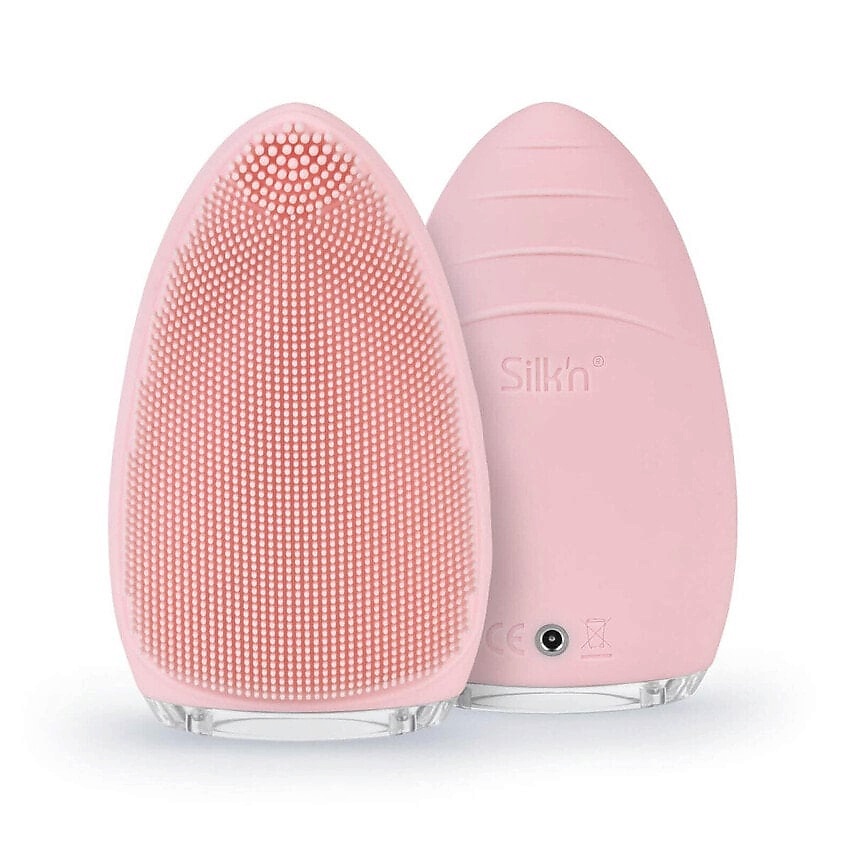 Изображение товара SILK'N Силиконовая щеточка для умывания и массажа лица Bright, Розовый