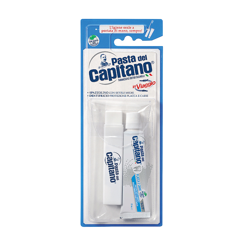 Изображение товара PASTA DEL CAPITANO Набор дорожный Travel Kit, 25 мл + 1 шт.