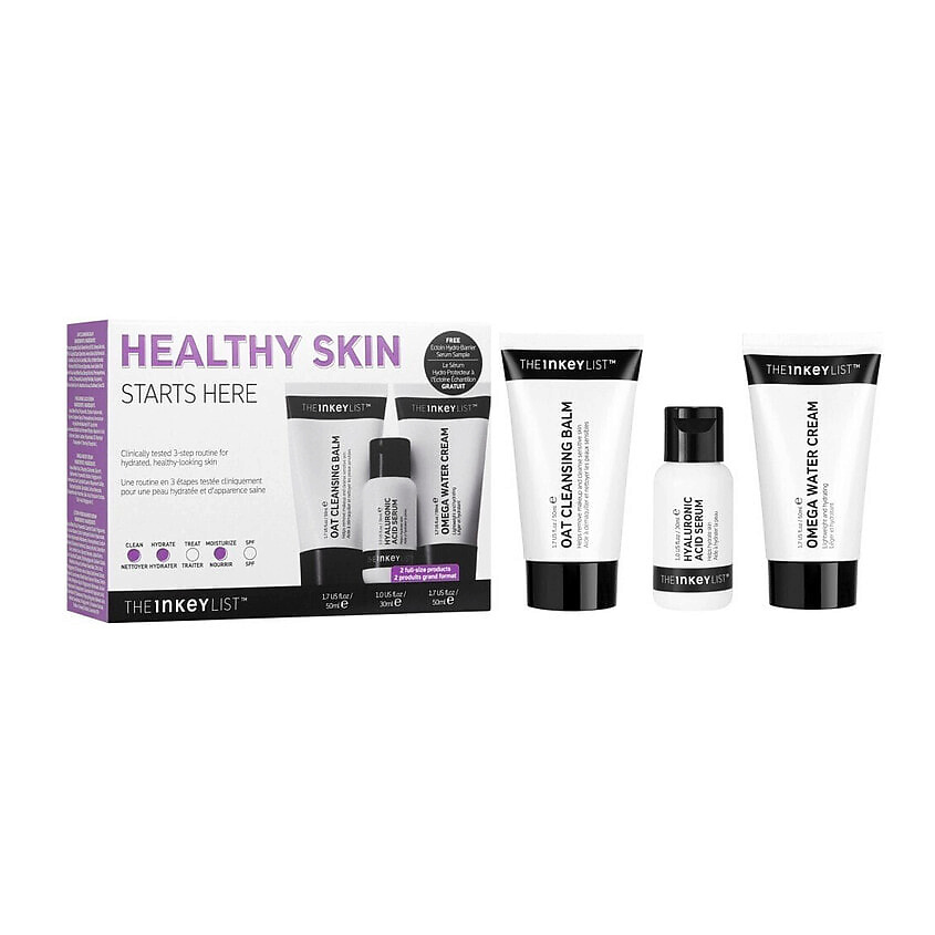 Изображение товара THE INKEY LIST Набор Healthy Skin Starts Here Set, 50 мл + 30 мл + 30 мл