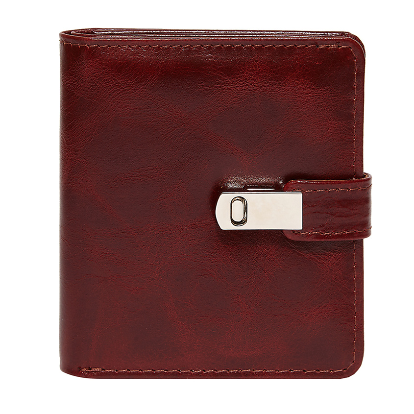 Изображение товара FORTE Женский кошелёк натуральная кожа, Вишневый