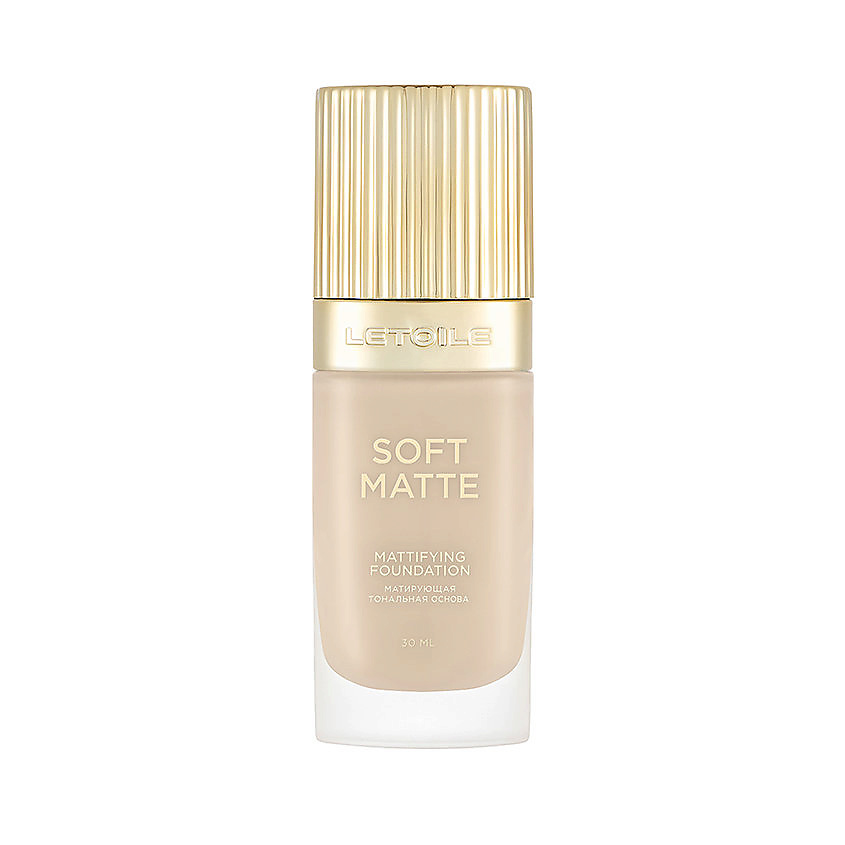 Изображение товара ЛЭТУАЛЬ Матирующая тональная основа Soft Matte Foundation, 002 Light, 30 мл